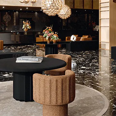 Una lounge che fa sentire come a casa