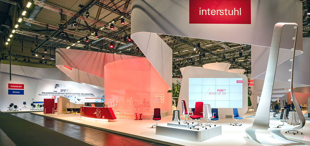 lo stand Interstuhl ad Orgatec 2018